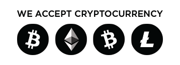 We Accept Cryptocurrency