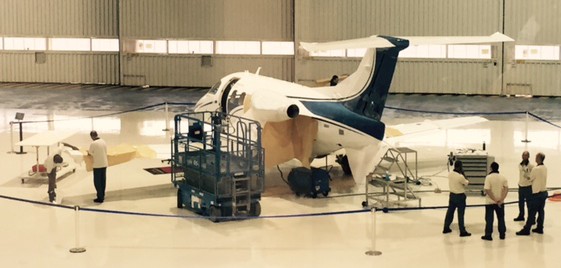 Phenom 100 Getting Prepped for Paint