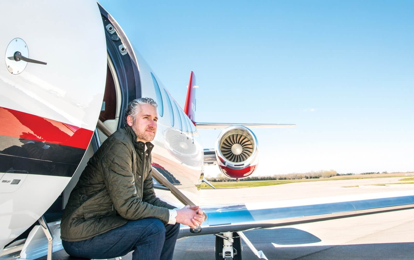 NJ Correnti Sitting On Steps of Citation Latitude