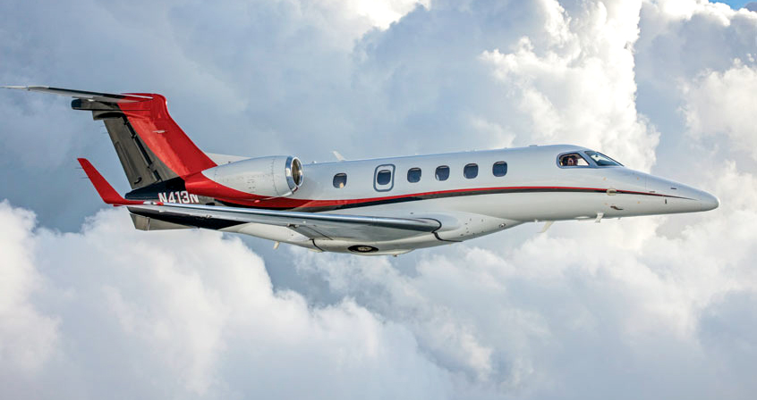 Embraer Phenom 300 Aerial