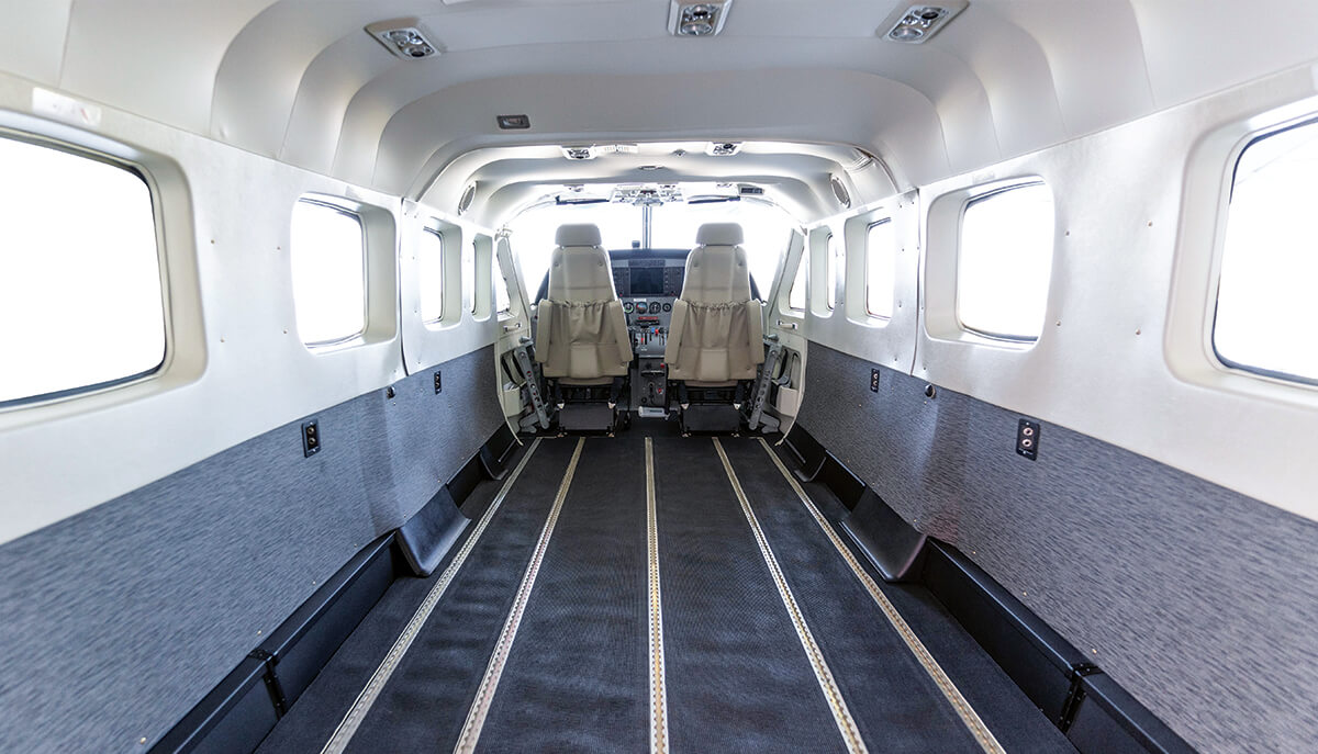 Cessna Caravan Empty Cargo Interior