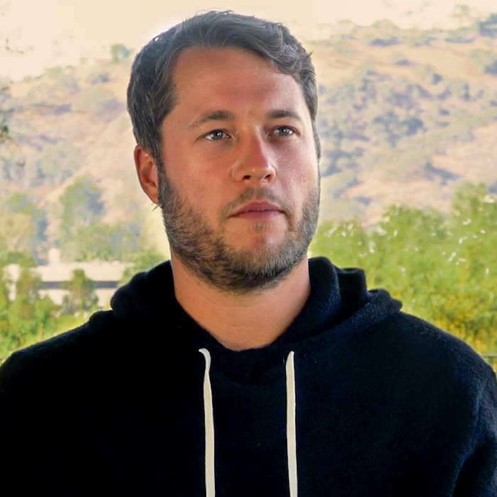 Matthew Stafford Giving NICHOLAS AIR Testimonial