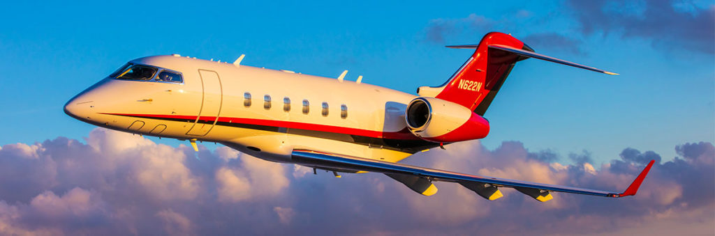 Bombardier Challenger 300 Aerial