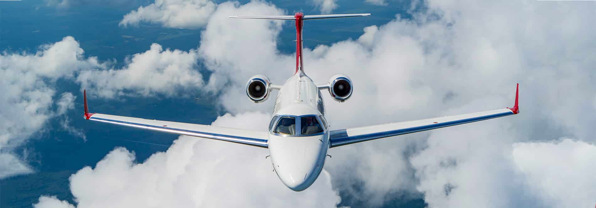 Phenom 300 Aerial Front View